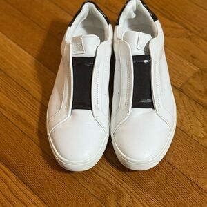 Aldo White and Black Casual Sneakers